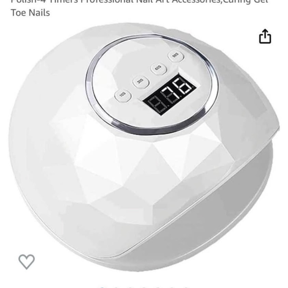 White LED Nail Lamp